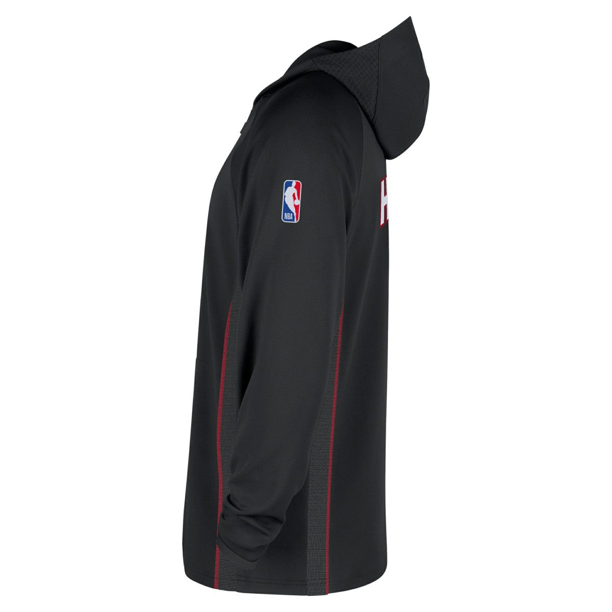 Miami Heat Authentic On Court Zone Quarter-Zip Dri-FIT Hoodie Jacket Black - NBA