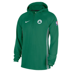 Boston Celtics Authentic On Court Zone Quarter-Zip Dri-FIT Hoodie Jacket Kelly Green - NBA