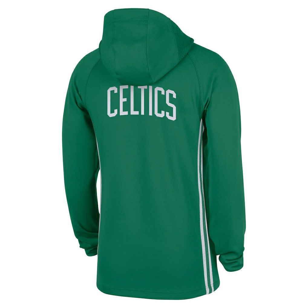 Boston Celtics Authentic On Court Zone Quarter-Zip Dri-FIT Hoodie Jacket Kelly Green - NBA