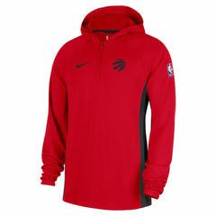 Toronto Raptors Authentic On Court Zone Quarter-Zip Dri-FIT Hoodie Jacket Red - NBA