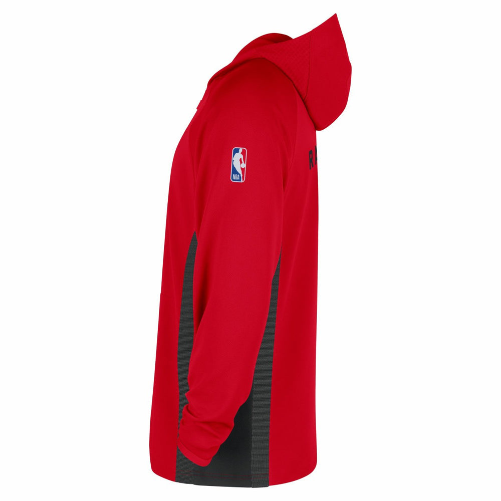 Toronto Raptors Authentic On Court Zone Quarter-Zip Dri-FIT Hoodie Jacket Red - NBA