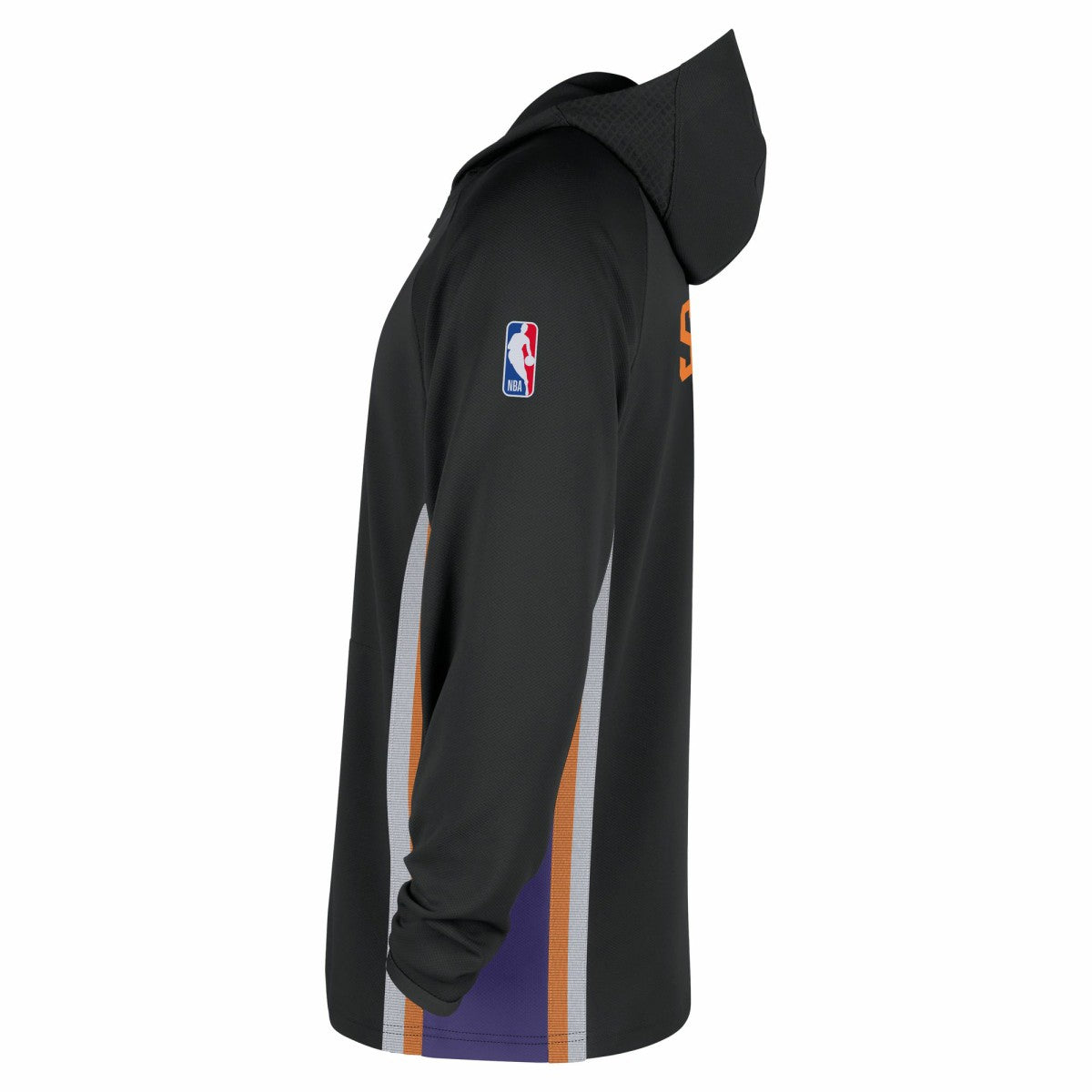 Phoenix Suns Authentic On Court Zone Quarter-Zip Dri-FIT Hoodie Jacket Black - NBA