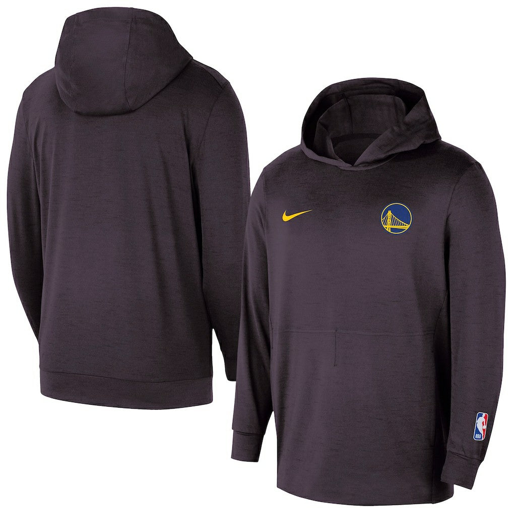 Golden State Warriors Authentic Practice Yoga Restore Dri-Fit Pullover Hoodie Black - NBA