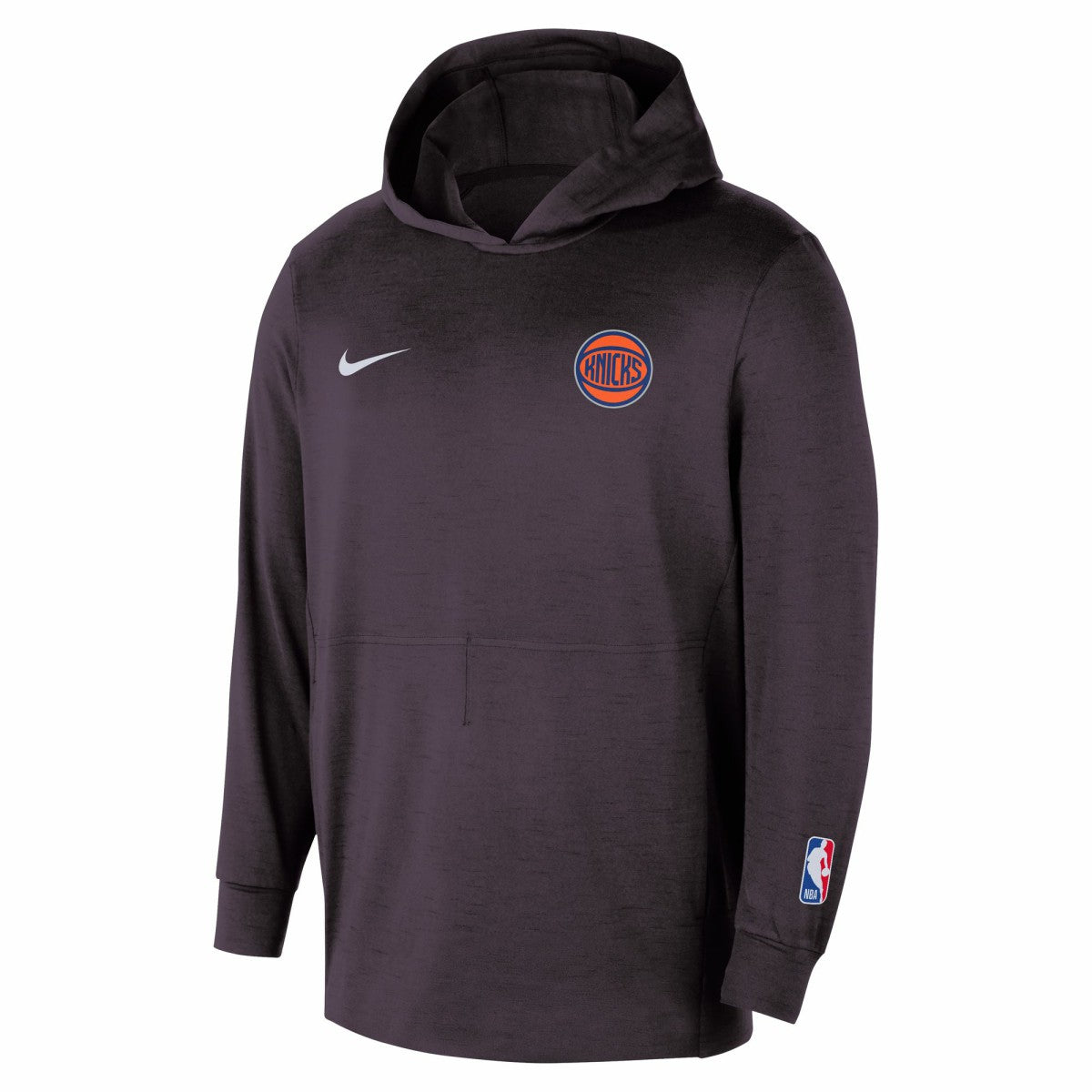 New York Knicks Authentic Practice Yoga Restore Dri-Fit Pullover Hoodie Black - NBA