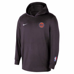 New York Knicks Authentic Practice Yoga Restore Dri-Fit Pullover Hoodie Black - NBA