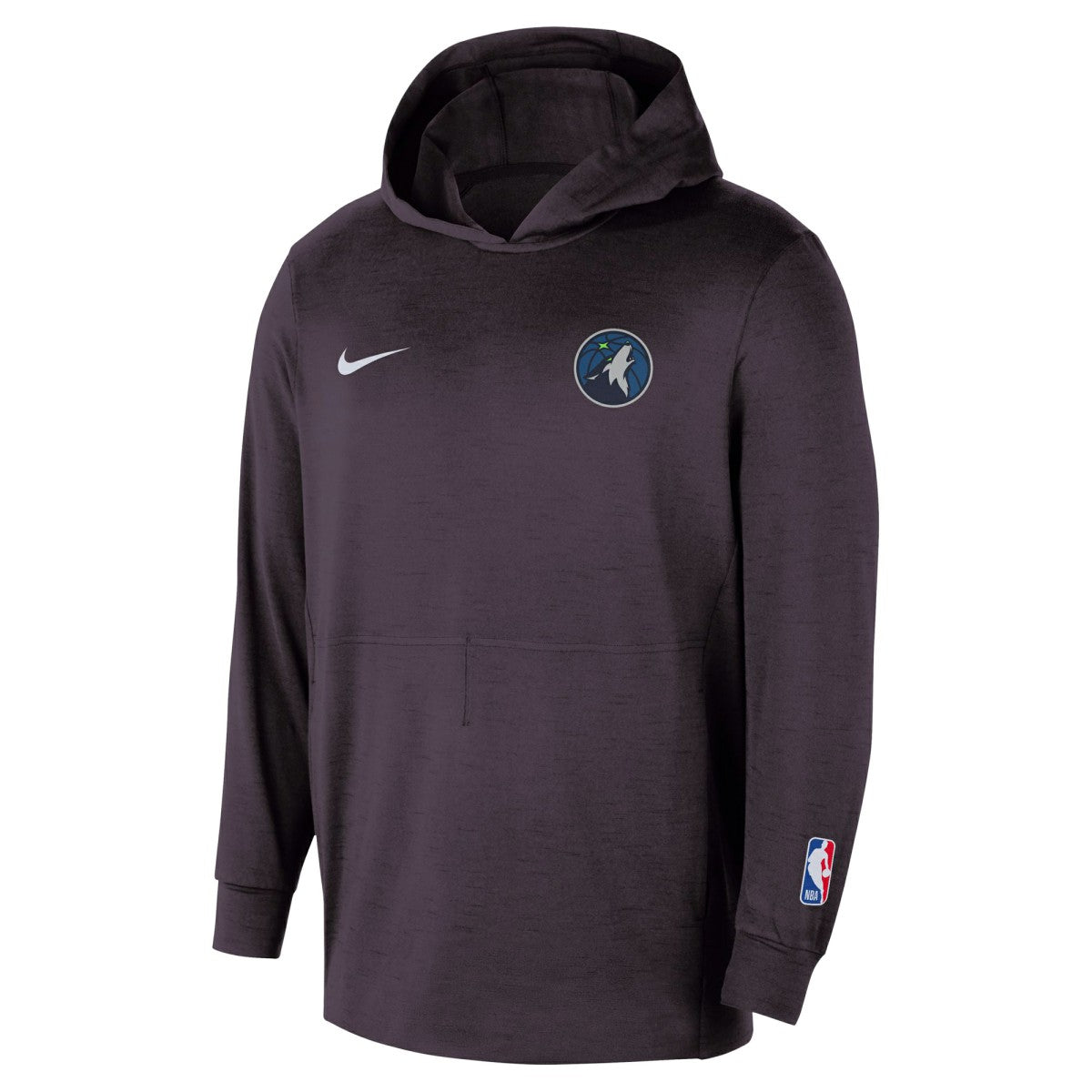 Minnesota Timberwolves Authentic Practice Yoga Restore Dri-Fit Pullover Hoodie Black - NBA