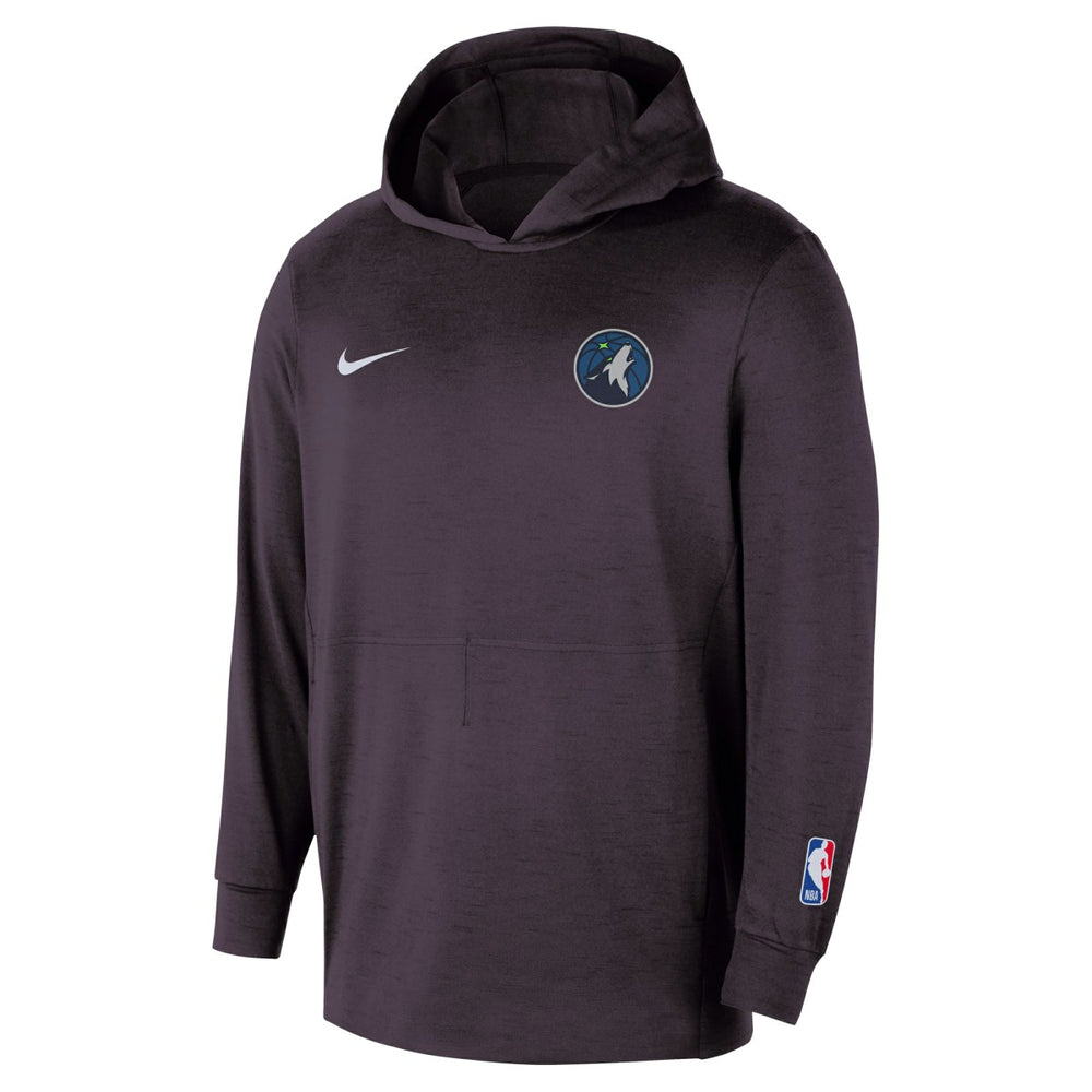 Minnesota Timberwolves Authentic Practice Yoga Restore Dri-Fit Pullover Hoodie Black - NBA