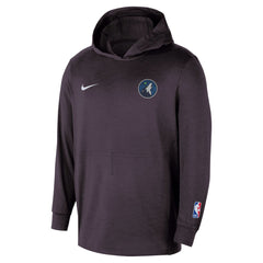 Minnesota Timberwolves Authentic Practice Yoga Restore Dri-Fit Pullover Hoodie Black - NBA