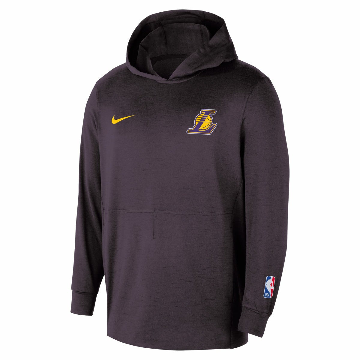 Los Angeles Lakers Authentic Practice Yoga Restore Dri-Fit Pullover Hoodie Black - NBA