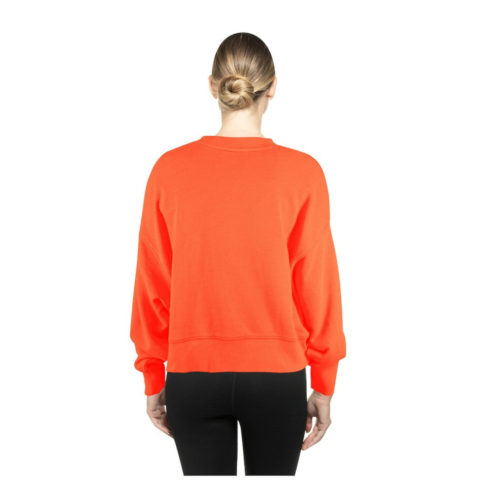 San Francisco Giants New Era Women's Boxy Mineral Wash Dolmen Sleeve Cropped Sweatshirt - MLB
