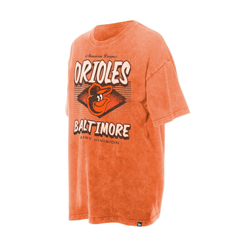 Baltimore Orioles New Era Women's Mineral Wash Oversized T-Shirt - MLB