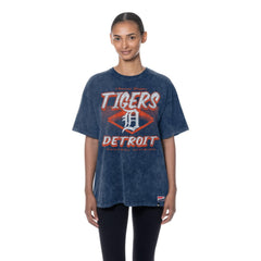 Detroit Tigers New Era Women's Mineral Wash Oversized T-Shirt - MLB