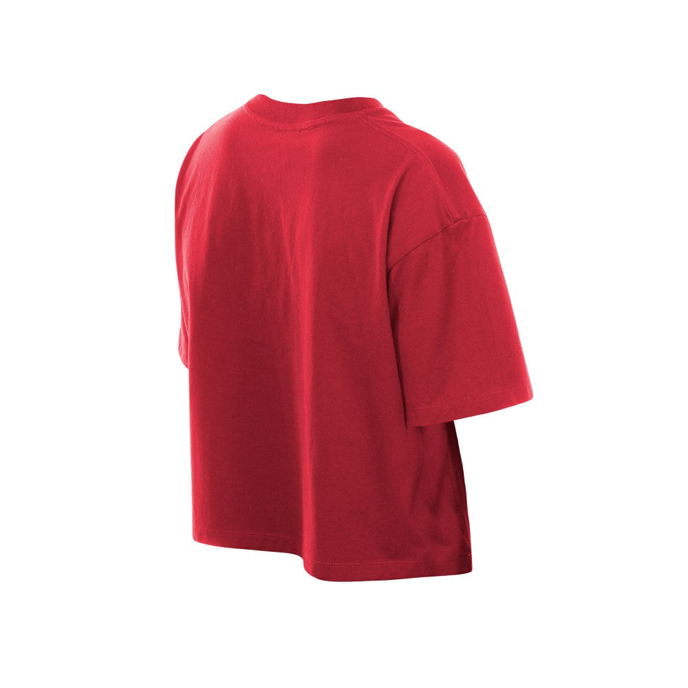 St. Louis Cardinals New Era Women's Boxy Foil Logo T-Shirt - MLB