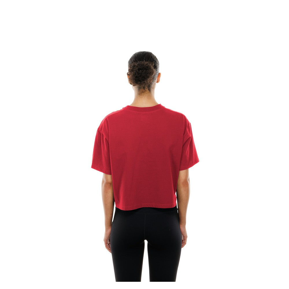 St. Louis Cardinals New Era Women's Boxy Foil Logo T-Shirt - MLB