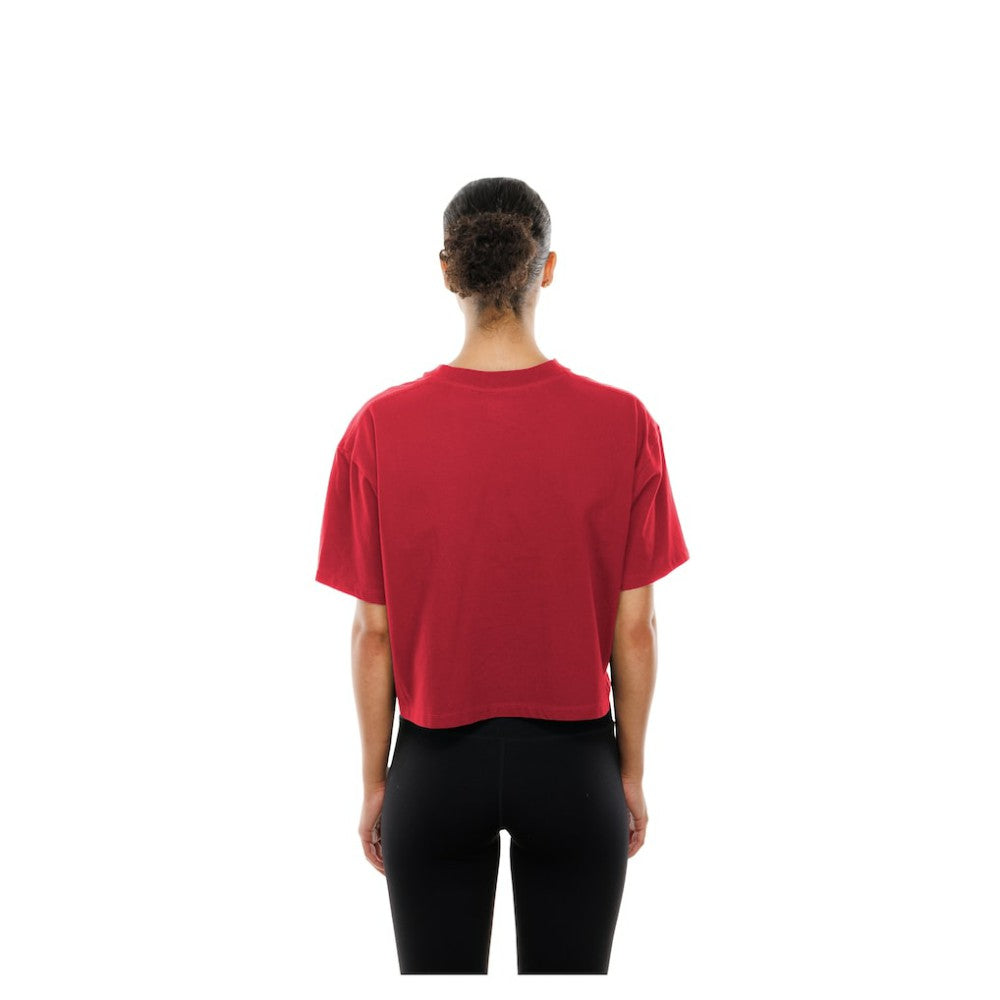 Philadelphia Phillies New Era Women's Boxy Foil Logo T-Shirt - MLB