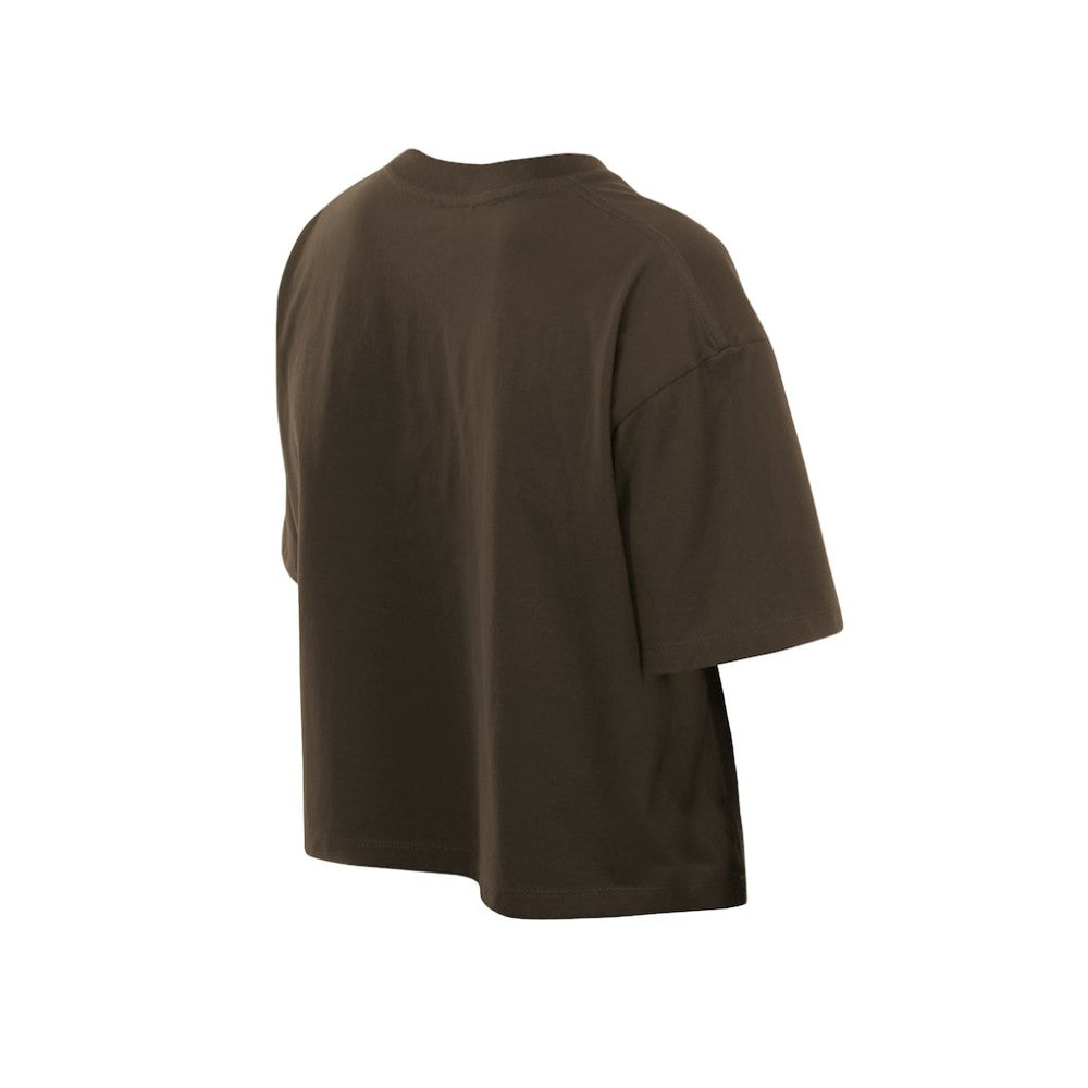 San Diego Padres New Era Women's Boxy Foil Logo T-Shirt - MLB