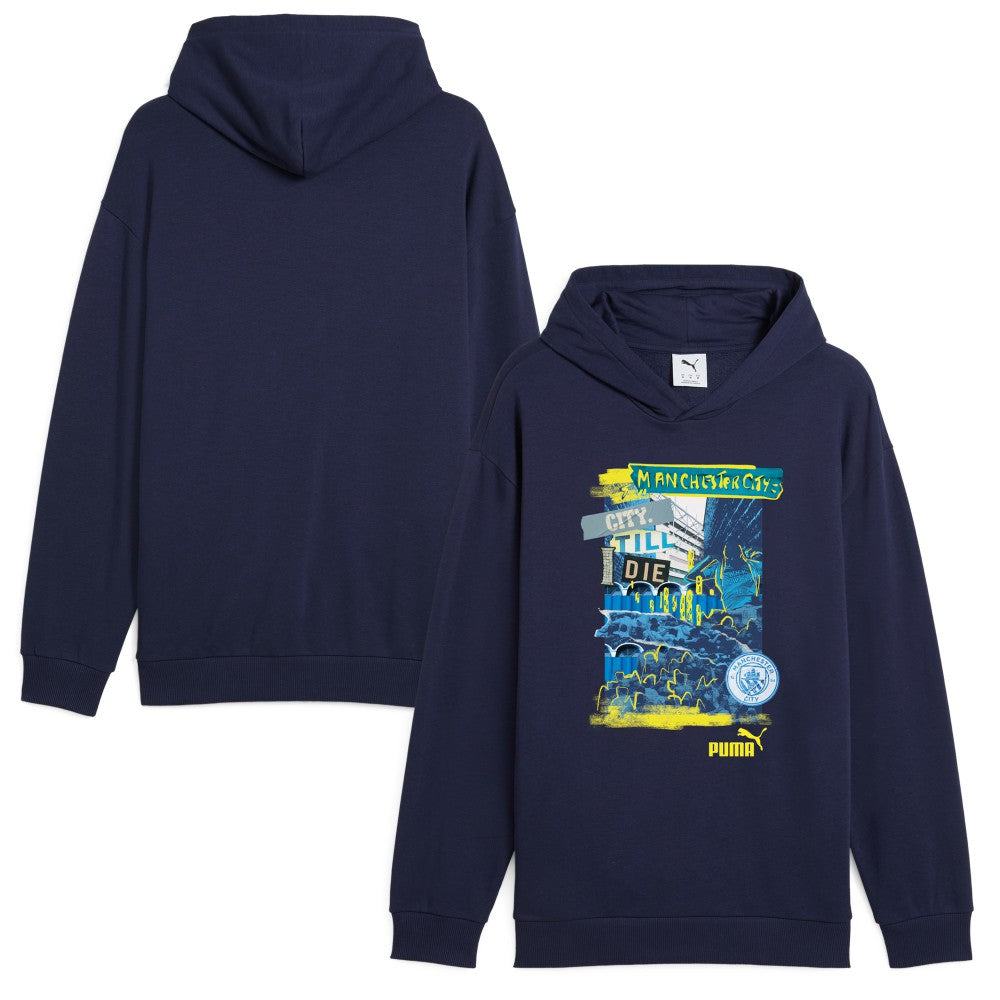 Manchester City ftblNRGY+ Pullover Hoodie Navy | Puma Online