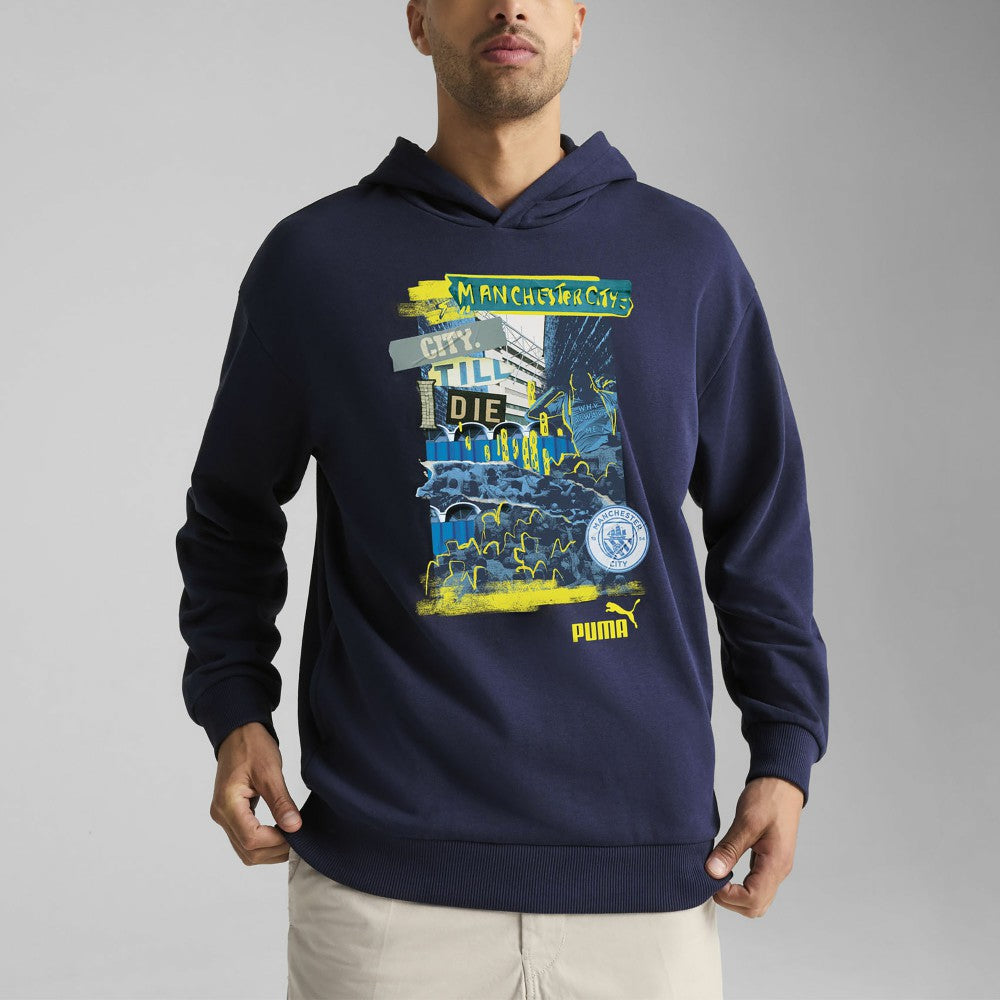 Manchester City ftblNRGY+ Pullover Hoodie Navy | Puma Online