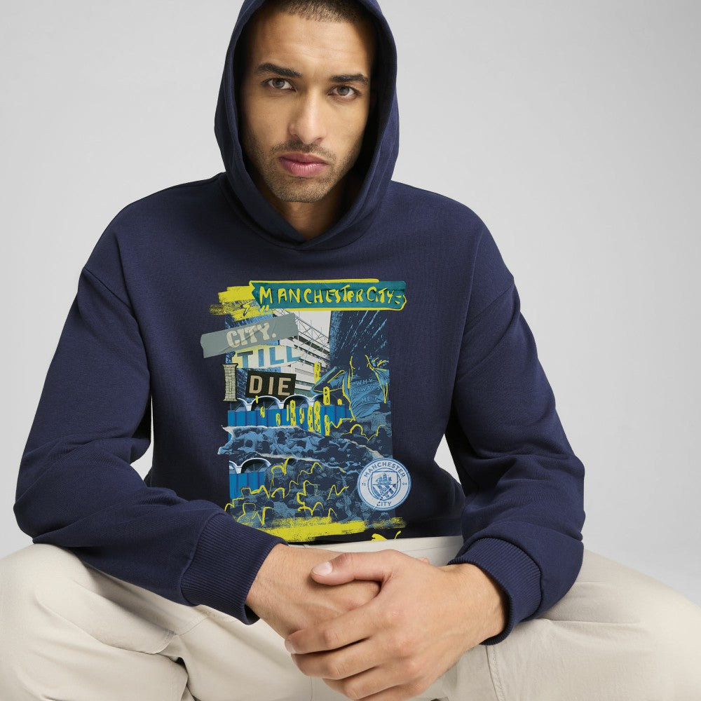 Manchester City ftblNRGY+ Pullover Hoodie Navy | Puma Online