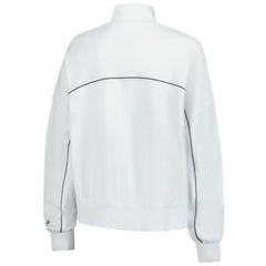 New Era Green Bay Packers Female Adult White Functional Fandom Quarter-Zip Sweatshirt | NFL