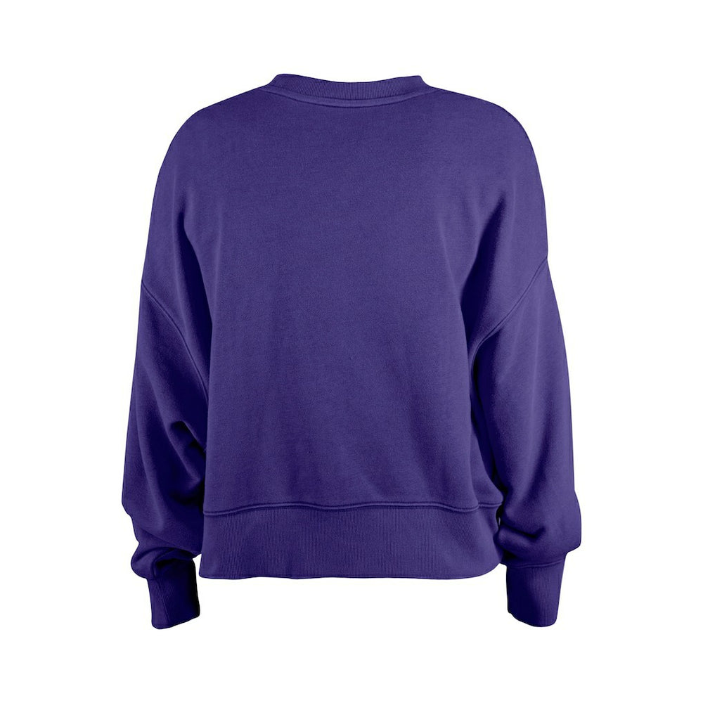 Minnesota Vikings New Era Girl's Flip Sequin Sweatshirt Purple | NFL
