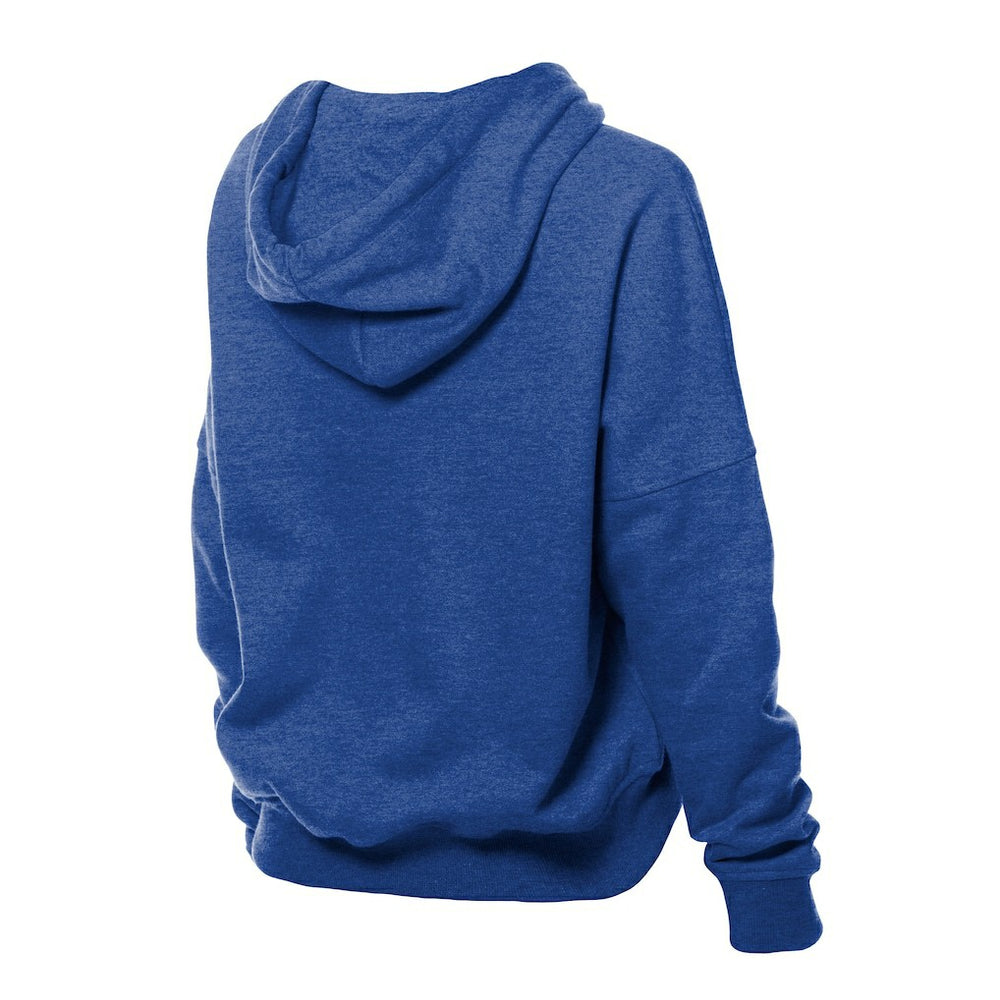 Buffalo Bills New Era Women's Throwback Boxy Hoodie Sweatshirt Royal | NFL