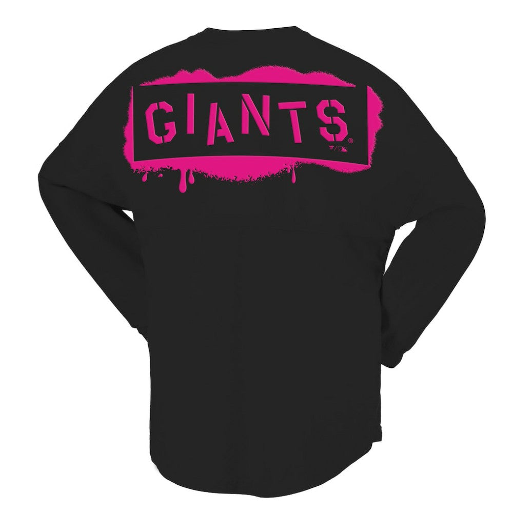 San Francisco Giants Fanatics Women's Neon Jersey Long Sleeve T-Shirt - MLB