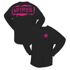 Houston Astros Fanatics Women's Neon Jersey Long Sleeve T-Shirt - MLB