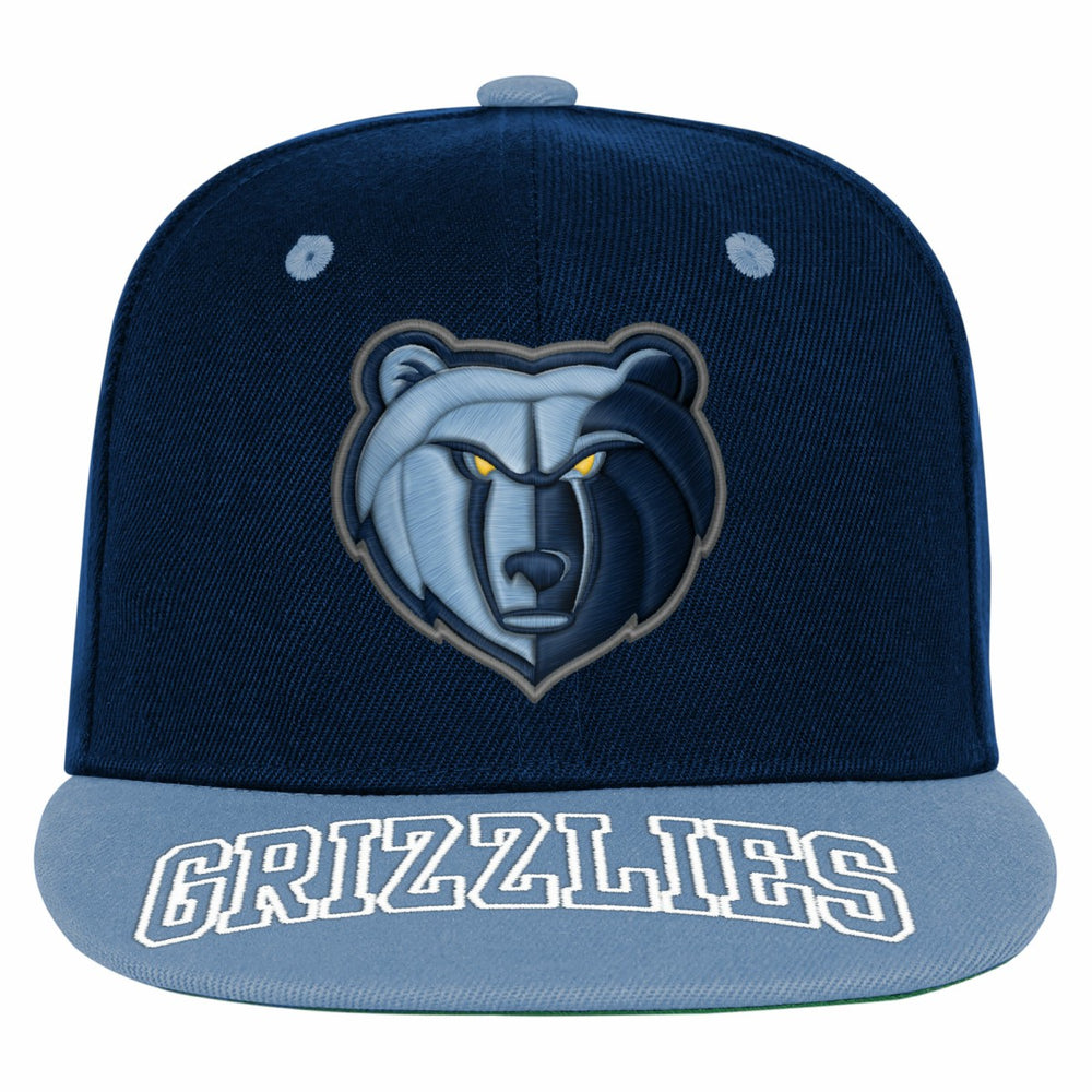 Memphis Grizzlies Outerstuff Youth Two-Tone Snapback Hat Navy/Light Blue - NBA