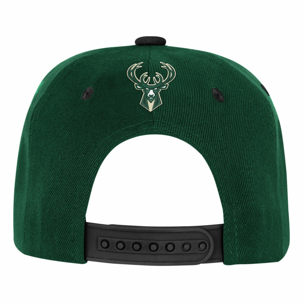 Milwaukee Bucks Outerstuff Youth Two-Tone Snapback Hat Hunter Green/Black - NBA