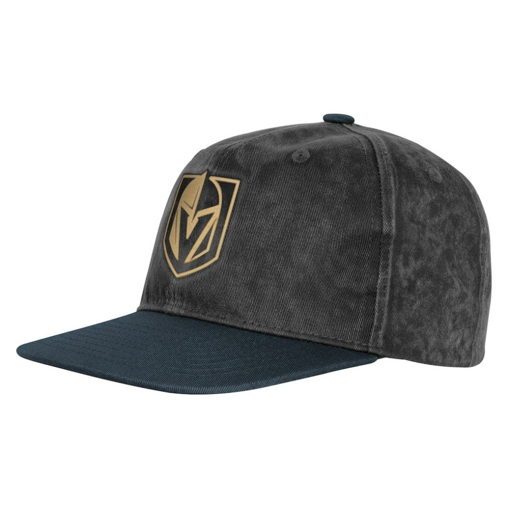 Vegas Golden Knights Outerstuff Youth True Retro Deadstock Adjustable Hat - Silver/Black - NHL