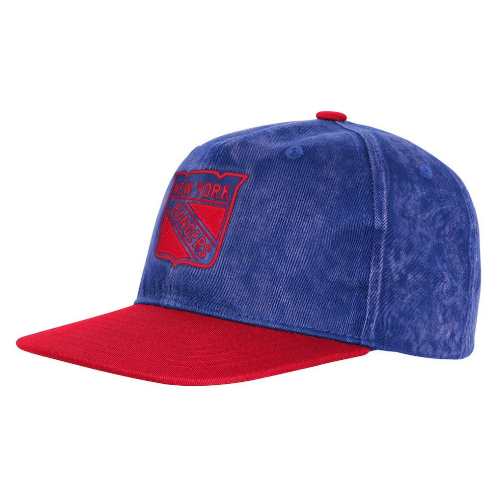 New York Rangers Outerstuff Youth True Retro Deadstock Adjustable Hat - Royal/Red - NHL