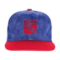 New York Rangers Outerstuff Youth True Retro Deadstock Adjustable Hat - Royal/Red - NHL