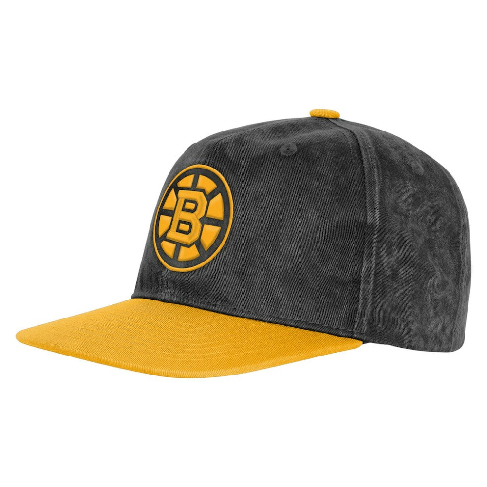 Boston Bruins Outerstuff Youth True Retro Deadstock Adjustable Hat - Black/Gold - NHL