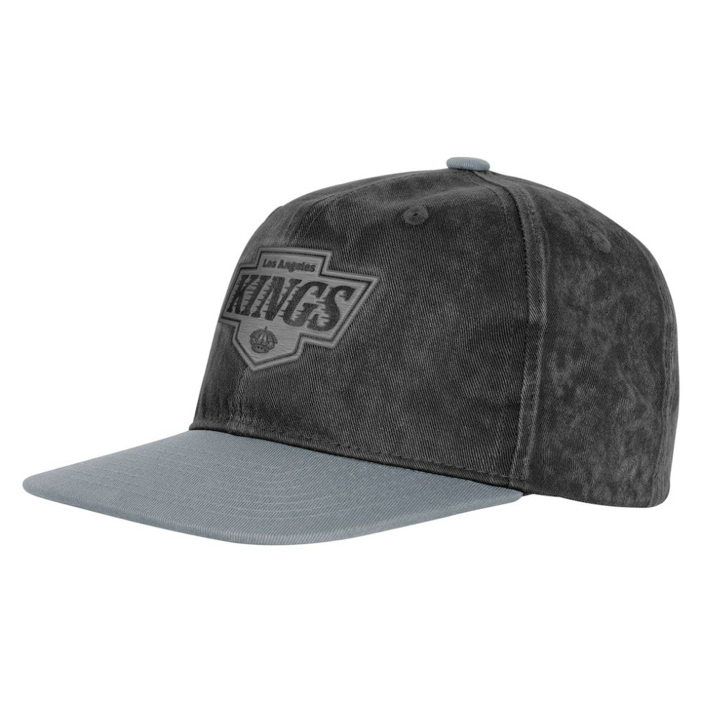 Los Angeles Kings Outerstuff Youth True Retro Deadstock Adjustable Hat - Black/Silver - NHL