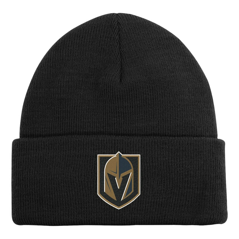 Vegas Golden Knights Outerstuff Youth 2.0 Essential Cuffed Knit Hat - Black - NHL