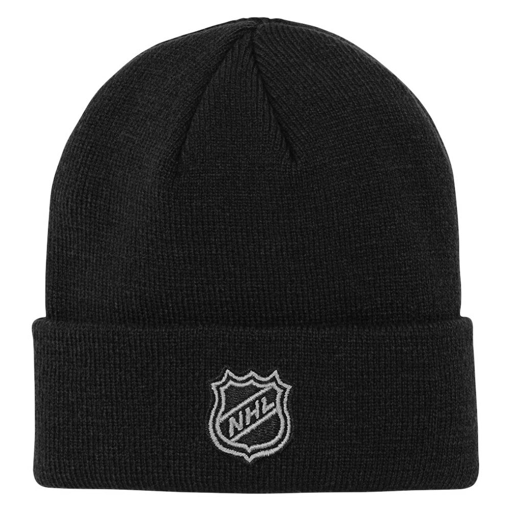 Pittsburgh Penguins Outerstuff Youth 2.0 Essential Cuffed Knit Hat - Black - NHL