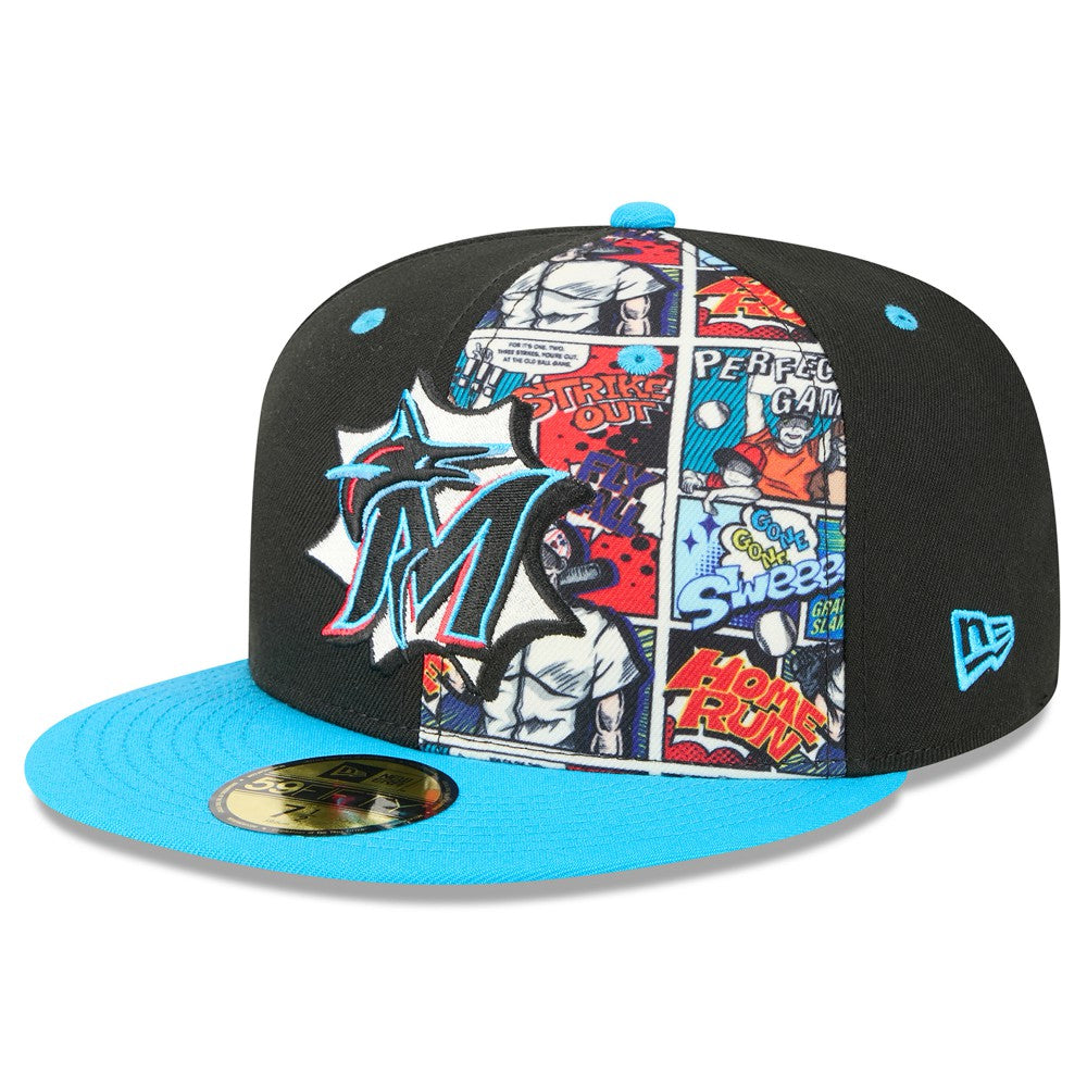 Miami Marlins New Era 2025 MLB Diamond Hero Edition 59FIFTY Fitted Hat - MLB