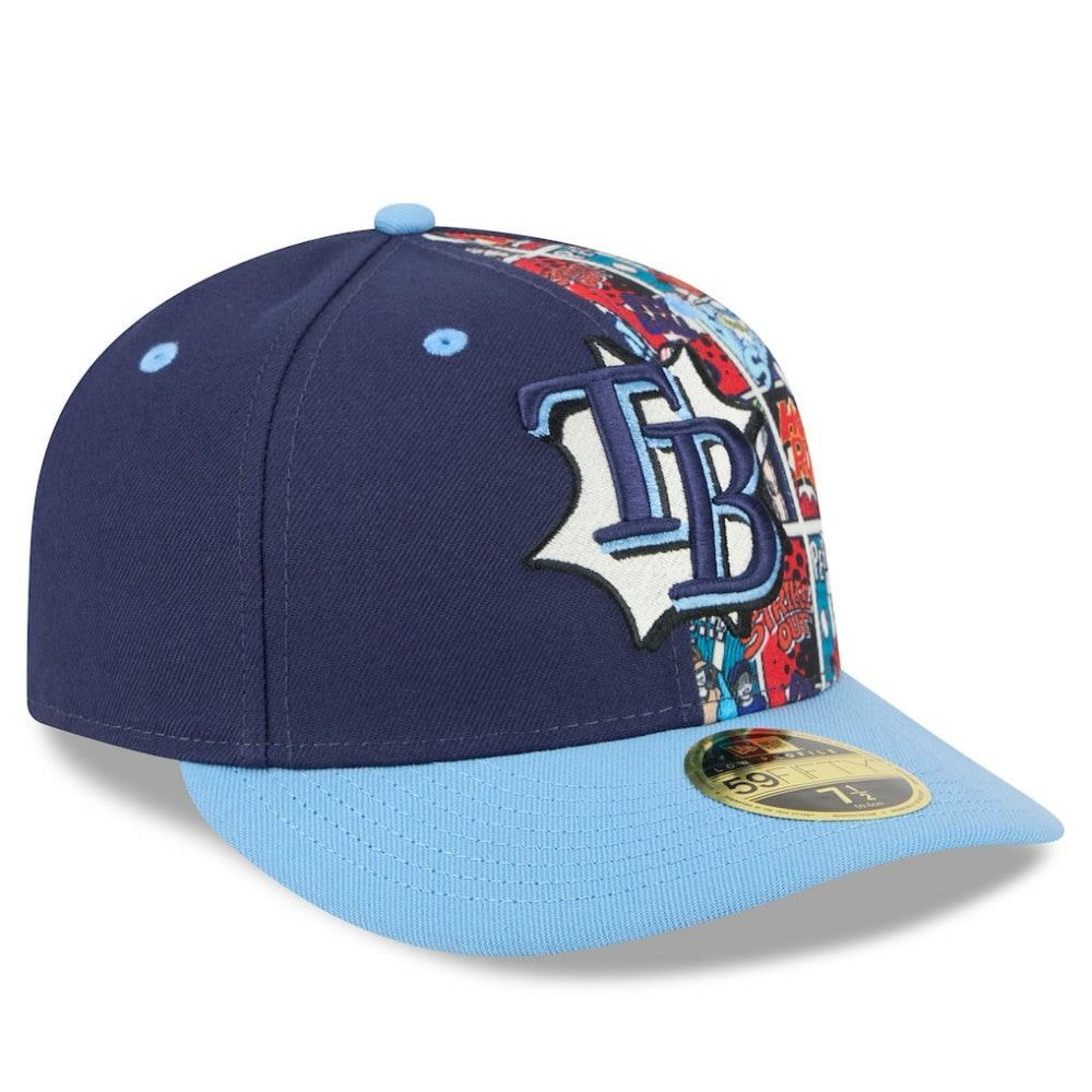 Tampa Bay Rays New Era 2025 MLB Diamond Hero Edition Low Profile 59FIFTY Fitted Hat - MLB