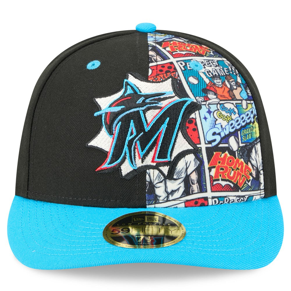 Miami Marlins New Era 2025 MLB Diamond Hero Edition Low Profile 59FIFTY Fitted Hat - MLB