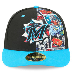 Miami Marlins New Era 2025 MLB Diamond Hero Edition Low Profile 59FIFTY Fitted Hat - MLB