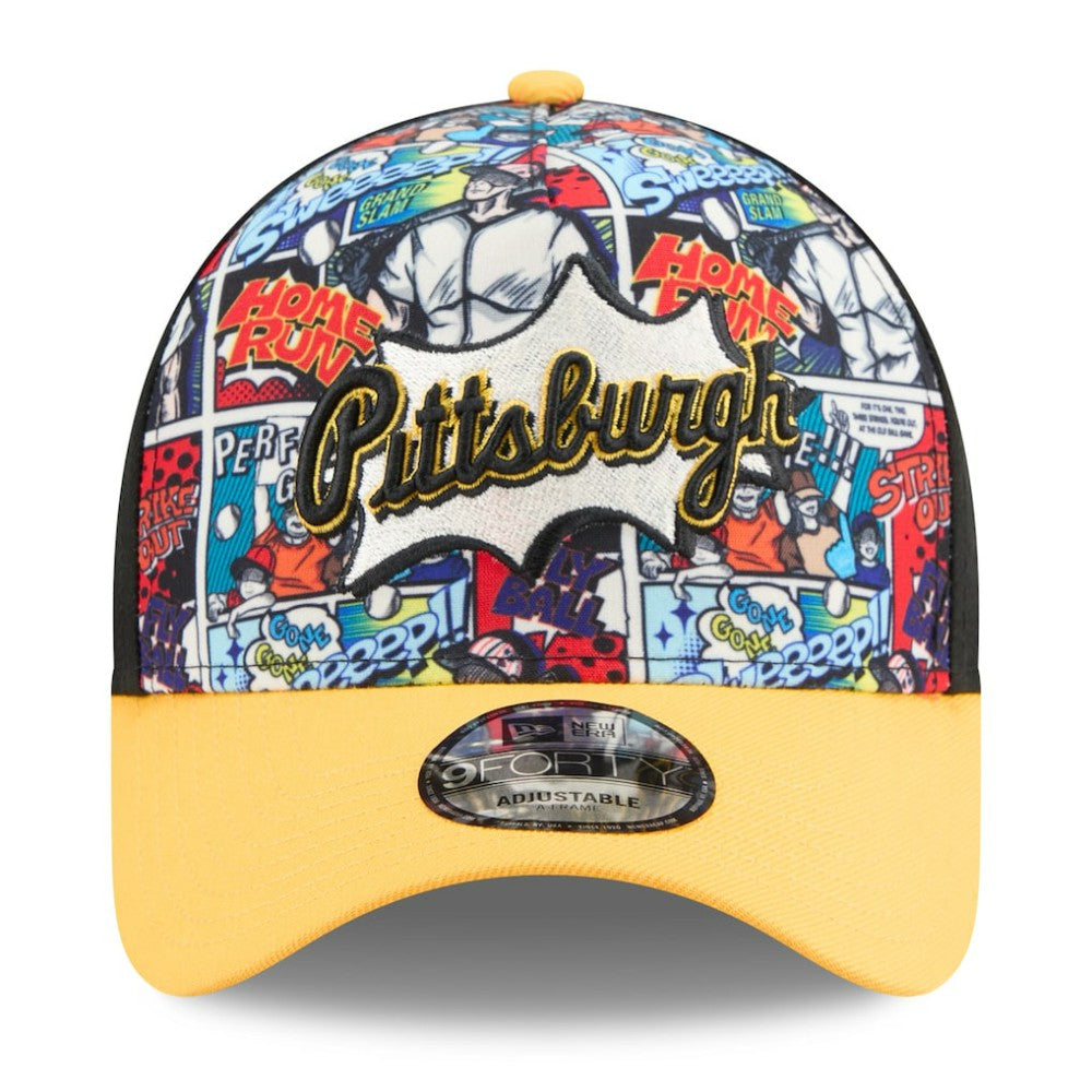 Pittsburgh Pirates New Era Youth 2025 MLB Diamond Hero Edition A-Frame 9FORTY Adjustable Hat - MLB