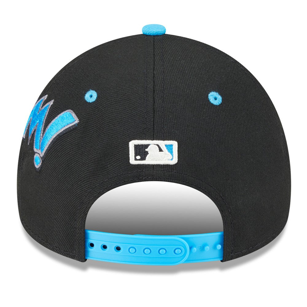 Miami Marlins New Era Youth 2025 MLB Diamond Hero Edition A-Frame 9FORTY Adjustable Hat - MLB