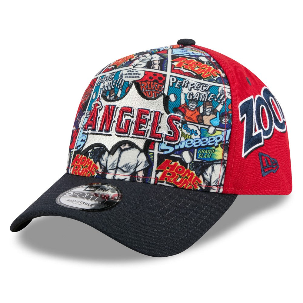 Los Angeles Angels New Era Youth 2025 MLB Diamond Hero Edition A-Frame 9FORTY Adjustable Hat - MLB