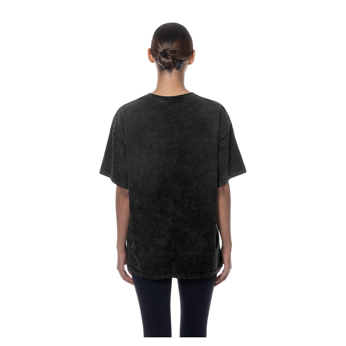 Minnesota Timberwolves Women's Throwback Mineral Wash Oversized T-Shirt Black - NBA