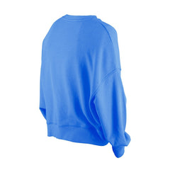 Philadelphia 76ers Women's Boxy Throwback Mineral Wash Sweatshirt Royal - NBA