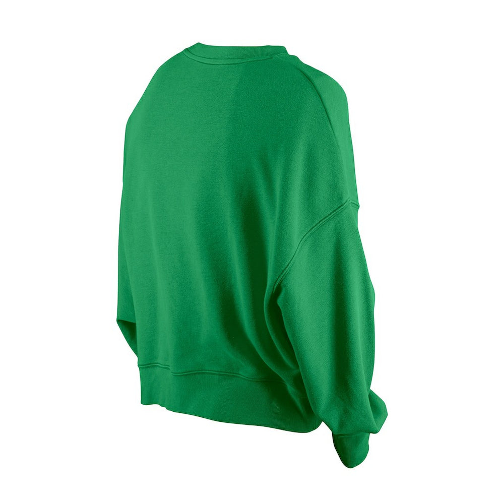 Boston Celtics Women's Boxy Throwback Mineral Wash Sweatshirt Kelly Green - NBA