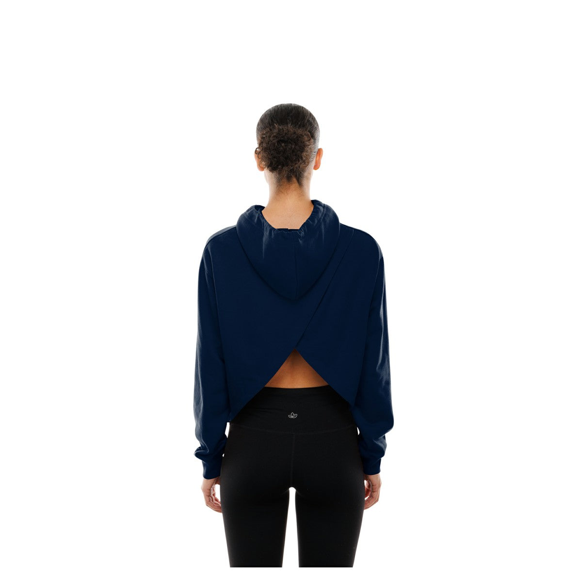 Minnesota Timberwolves Women's Glam Game Open Back Hoodie Navy - NBA