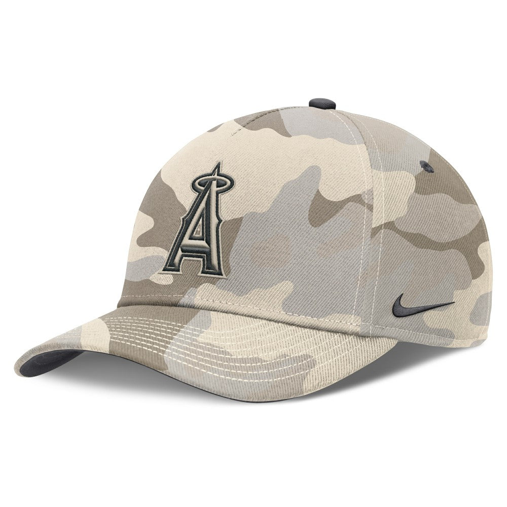 Los Angeles Angels Nike Camo Pack Rise Adjustable Hat - MLB