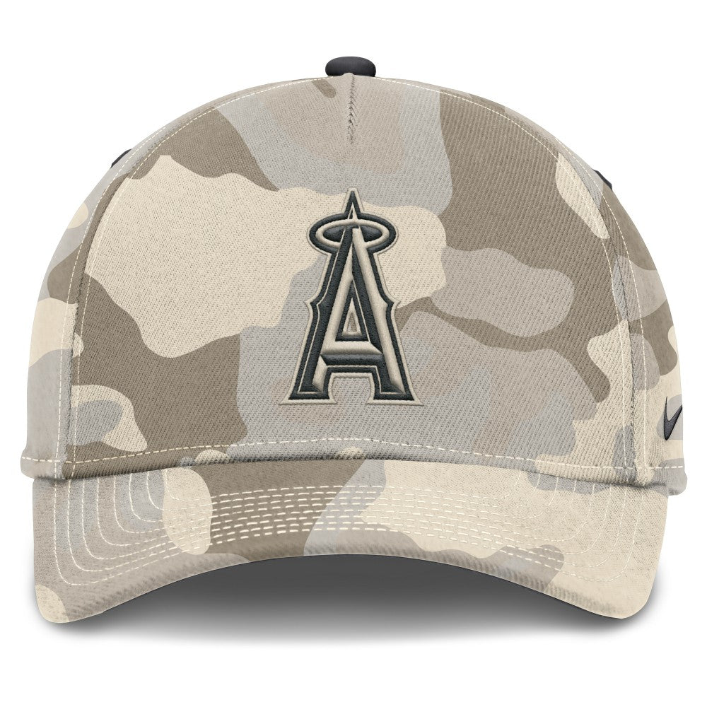 Los Angeles Angels Nike Camo Pack Rise Adjustable Hat - MLB